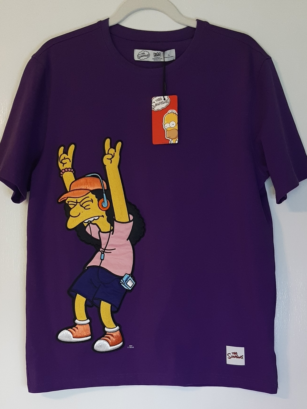 20th Television Purple Women’s L Short Sleeve Simpsons Graphic Tee